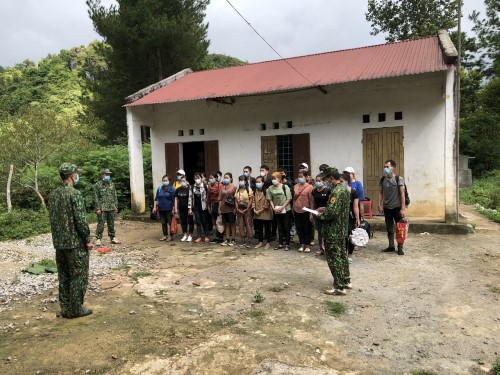 Biên phòng Cao Bằng: Kịp thời phát hiện, cách ly 28 công dân nhập cảnh trái phép